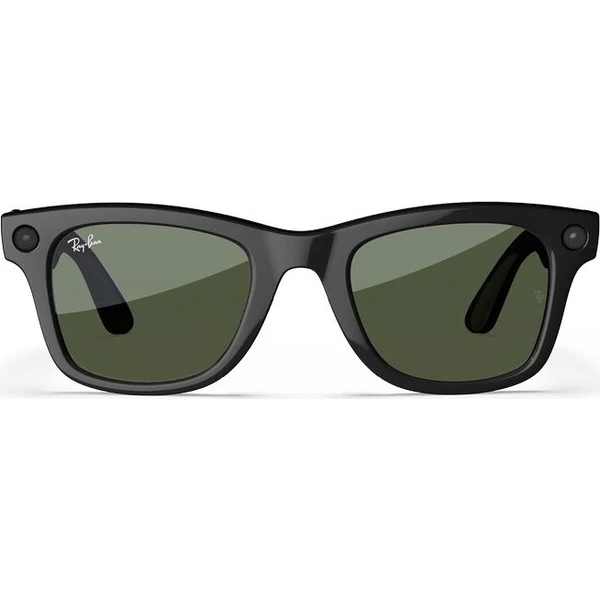 Meta RAY-BAN Wayfarer Gen2 (Veľké) smart lesklé okuliare (tmavozelené sklá G15) čierne - AR okuliare - Obrázok d_7afb31e7821c4baa91565cddad3594cb