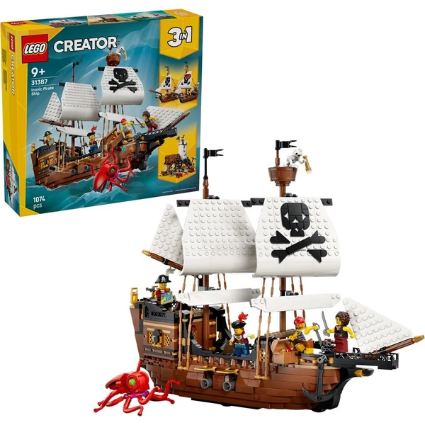 LEGO Creator 3v1 31387 Kultová pirátska loď - LEGO - Hlavný obrázok