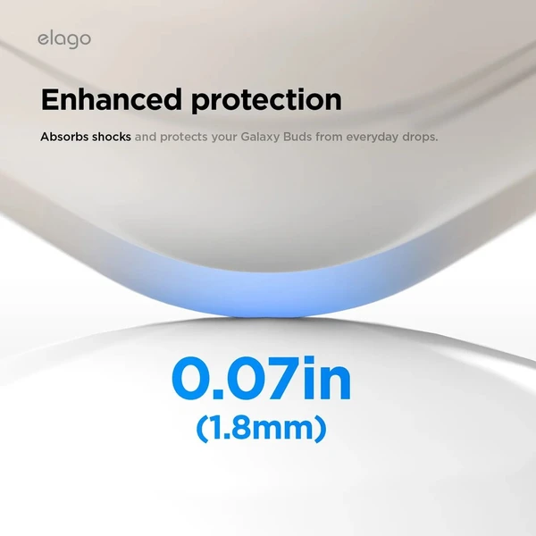 ELAGO Silicone Hang Case pouzdro pro Samsung Galaxy Buds4/Buds4 Pro světle modré - Puzdra - Obrázok d_7cf044e65d584c10b9357df819fffd26