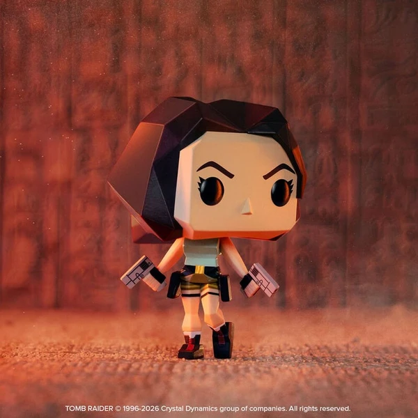Funko POP Games: Tomb Raider- Lara Croft(Polygon) - Funko POP! - Obrázok d_7cf71c80224a499fa5b58290dc428134
