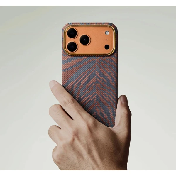 Pitaka Edge Case Breath of Veins, Burning Orange - iPhone 17 Pro - Puzdra - Obrázok d_7d0e83cfe97f445fbbdf27ccc8f496cb