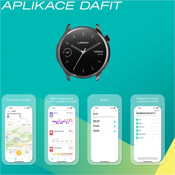 LAMAX Prism AMOLED inteligentné hodinky čierne - Inteligentné hodinky - Obrázok d_7d9817b23e224bd18c42c33ec42c54e9