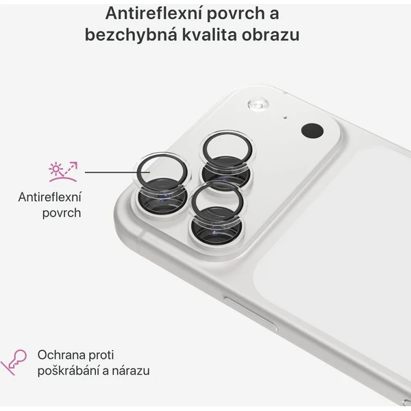 iWant Antireflexní ochrana čoček s aplikátorem pro iPhone 18 Pro - Ochranné fólie a sklo - Obrázok d_7de97d60256c4e2b90e91881b7448d1a