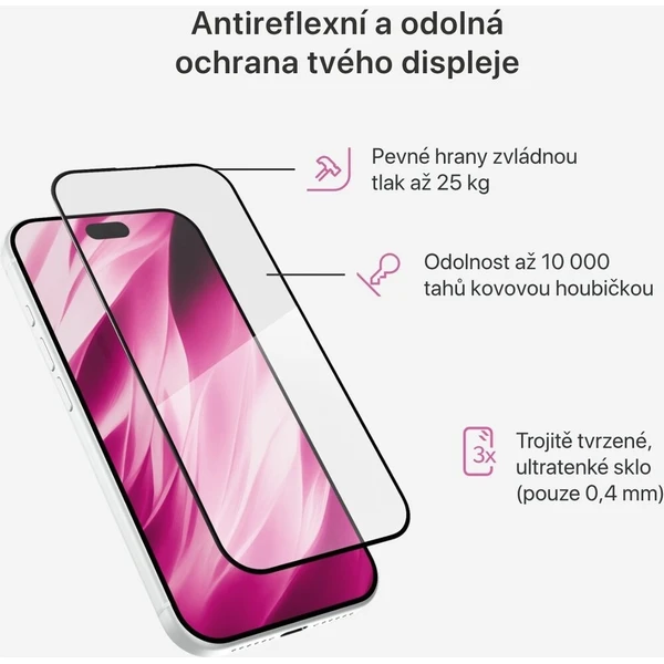 iWant Aura AntiReflective Glass 3D tvrzené sklo pro iPhone 17 Pro Max/18 Pro Max - Ochranné fólie a sklo - Obrázok d_7e1925cc9cd248b2b7c62e889bf76263