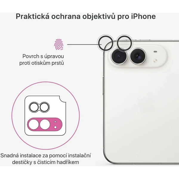 iWant Antireflexní ochrana čoček s aplikátorem pro iPhone Ultra - Ochranné fólie a sklo - Obrázok d_7e323bbc8d2742929b7b9f93566603a8