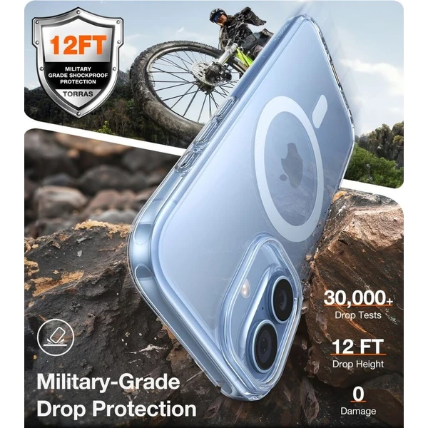 Torras Guardian MagSafe kryt iPhone 17 priehľadný - Puzdra - Obrázok d_7e3adf72743045a19599f193f5064e48