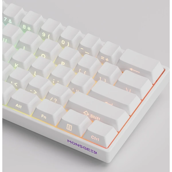 Akko MonsGeek FUN60 Pro-ST Akko Glare herná klávesnica (US) biela - Klávesnice - Obrázok d_7e9040ec76e040d58cc36d33a034a6c5