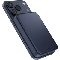 iWant by Epico UltraPack Qi2 25W 10000mAh hliníková Mag+ bezdrôtová powerbanka tmavomodrá - Powerbanky