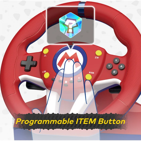 HORI Mario Kart Racing Wheel Pro Deluxe volant - Volanty - Obrázok d_7ea84e7ca0b246ea8d6cb5699cb2edc1
