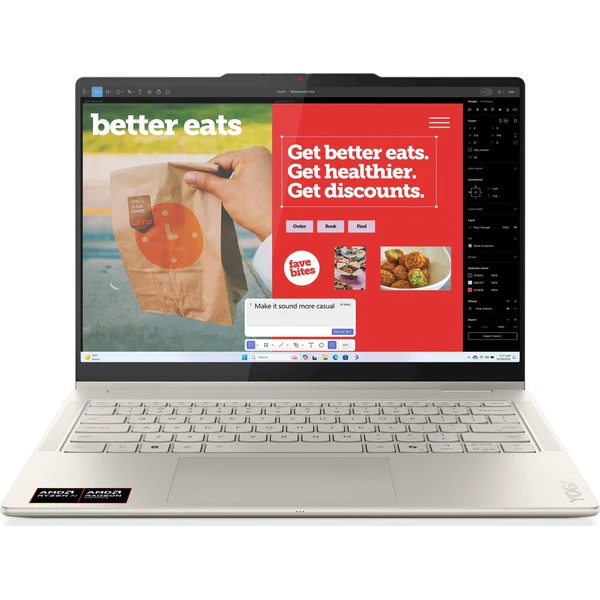 Lenovo Yoga 7 2-in-1 14AKP10 (83JR00C8CK) stříbrný - Notebooky - Hlavný obrázok