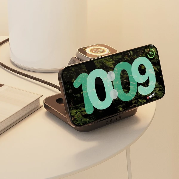 ZENS Nightstand Charger Pro 2 MagSafe/Qi2 2v1 skladacia nabíjačka (15W) čierna - Nabíjačky - Obrázok d_7f574e688281492693f75084c81cf7d0