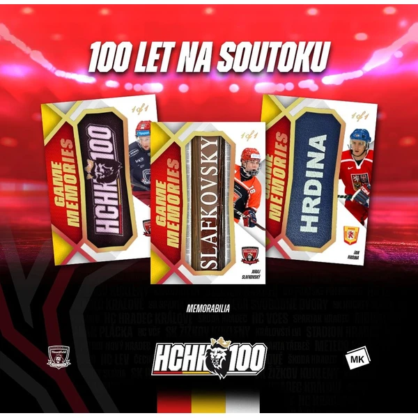 MK hokejové karty 2025 100 rokov na sútoku Hradec Králové balíček - Hokejové karty - Obrázok d_7f6e68e95d734c558062f5e619703f23