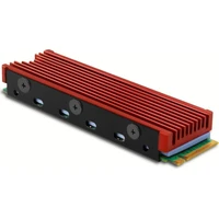 AXAGON CLRM2 hliníkový pasívny chladič pre M.2 2280 SSD - Chladiče