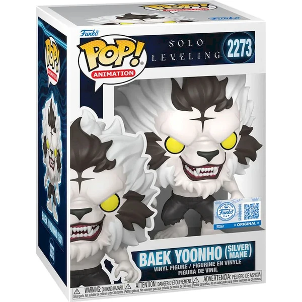 Funko POP! #2273 Animácia: Solo Leveling - Baek Yoonho (Strieborná hriva) (Šanca na Chase) (Exkluzív - Funko POP! - Obrázok d_7f9c00932ac944c5b52cc0cf7ca49075