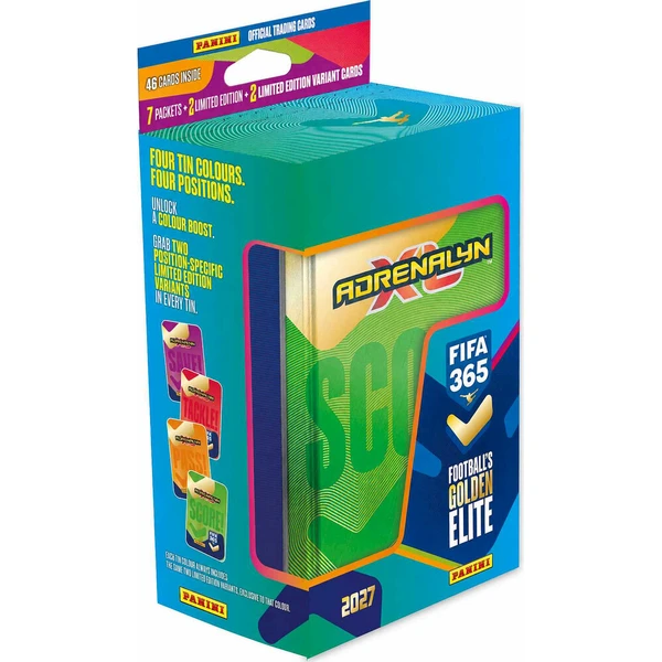 Panini FIFA 365 2026/2027 Adrenalyn XL - Plechová krabička CLASSIC - Futbalové karty - Hlavný obrázok