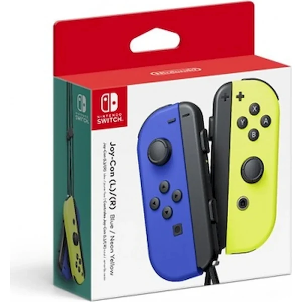 Nintendo Joy-Con Pair modrý/neonovo žltý - Herné ovládače - Hlavný obrázok