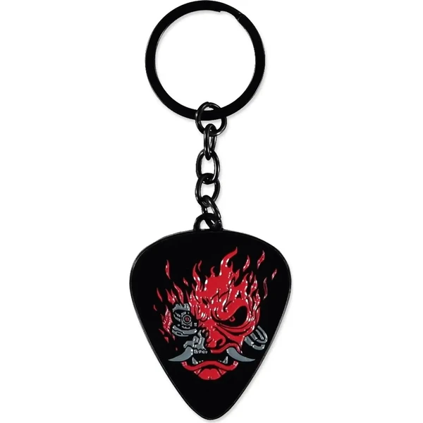 Kovová kľúčenka Cyberpunk 2077 - Samurai Band Merch - Kľúčenky - Hlavný obrázok