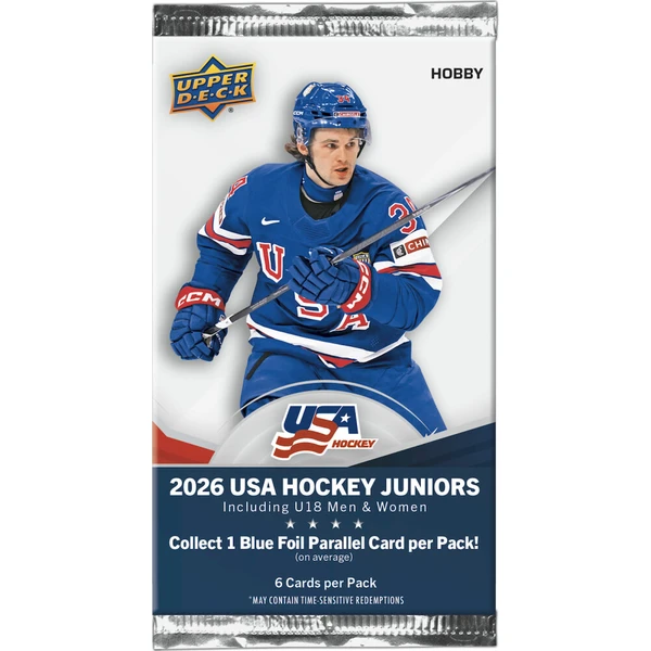 Hokejové karty 2026 Upper Deck Team USA Juniors Hockey Hobby Box - Hokejové karty - Obrázok d_80e2e6b077374e12a6acaa9a390eee4d