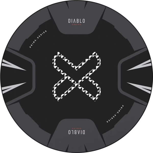 Diablo Chairs podložka pod stoličku čierno-biela - Podložky pod stoličky - Hlavný obrázok