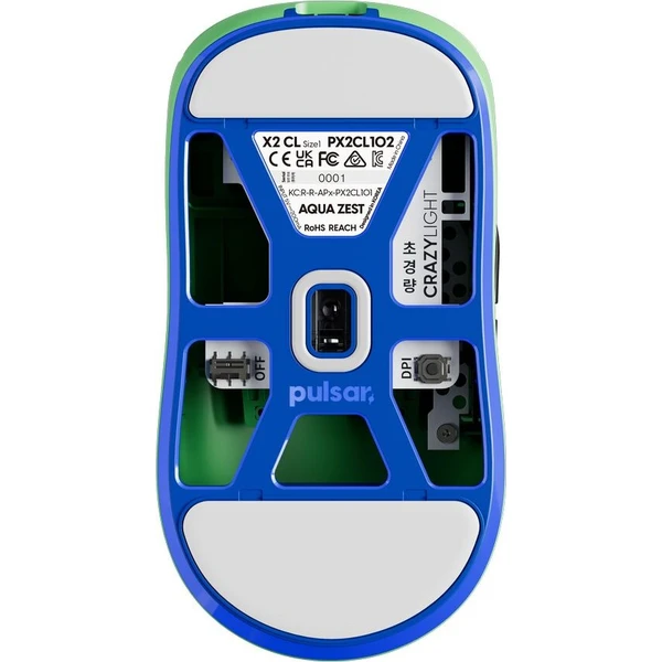 Pulsar X2 CrazyLight Mini bezdrôtová herná myš zelená - Myši - Obrázok d_81438471f96f4514a9385cc858268b35