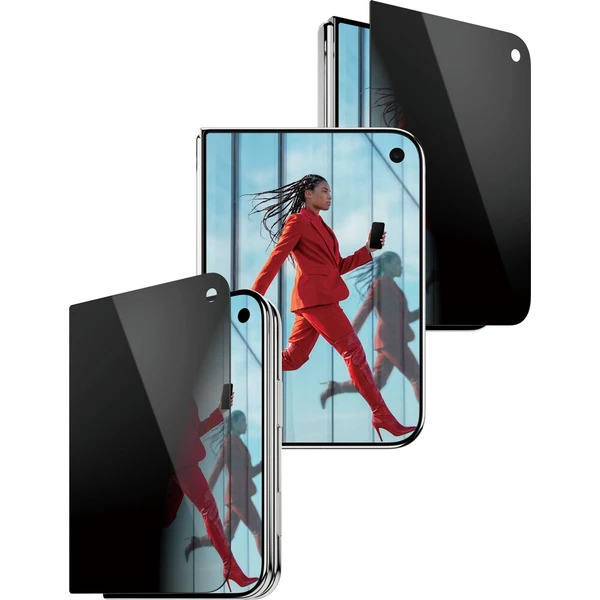 PanzerGlass Privacy sklo Apple iPhone Duo s instalačním rámečkem (sub-screen) - Ochranné fólie a sklo - Hlavný obrázok