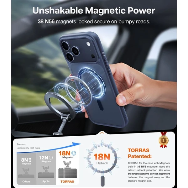 Torras Guardian MagSafe kryt iPhone 17 Pro midnight blue - Puzdra - Obrázok d_81f7699ad96647ee993448be129ed6b4