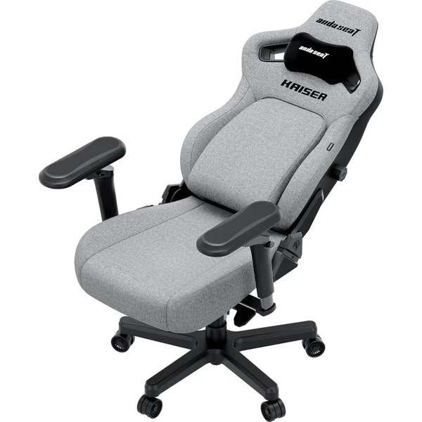 Anda Seat Kaiser 4 XL V2 látkové herné kreslo popolavo sivé - Stoličky - Obrázok d_81fcd724e78b4200bca465275fafe76f