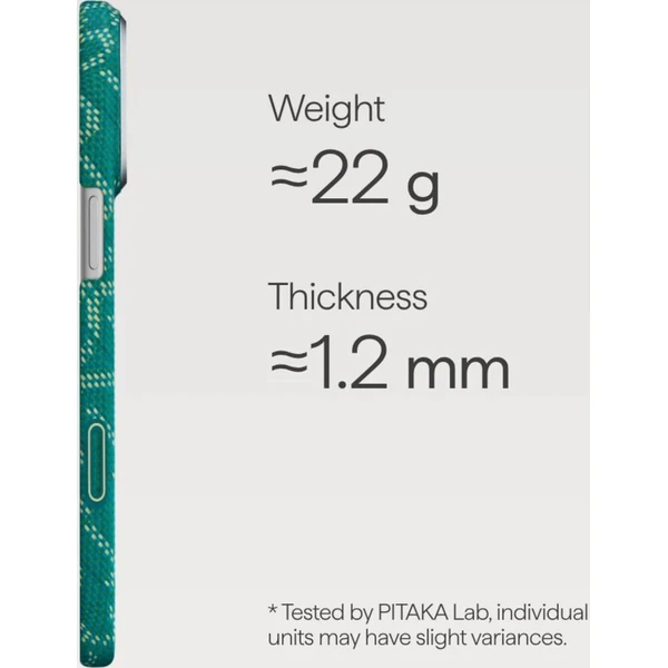 Pitaka Ultra-Slim Case MagSafe kryt iPhone 17 Pro Monogram-Gold/Green - Puzdra - Obrázok d_822ac06dd8c4488f9255b1646fb61f23