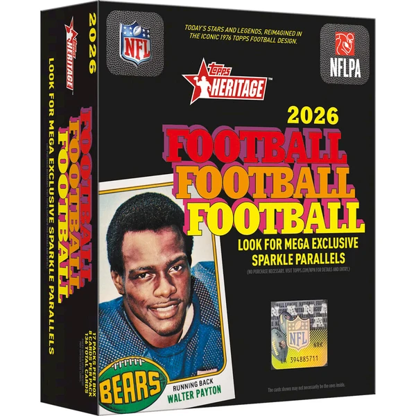 Fotbalové karty 2026 Topps Heritage Football - Mega Box - Futbalové karty - Hlavný obrázok