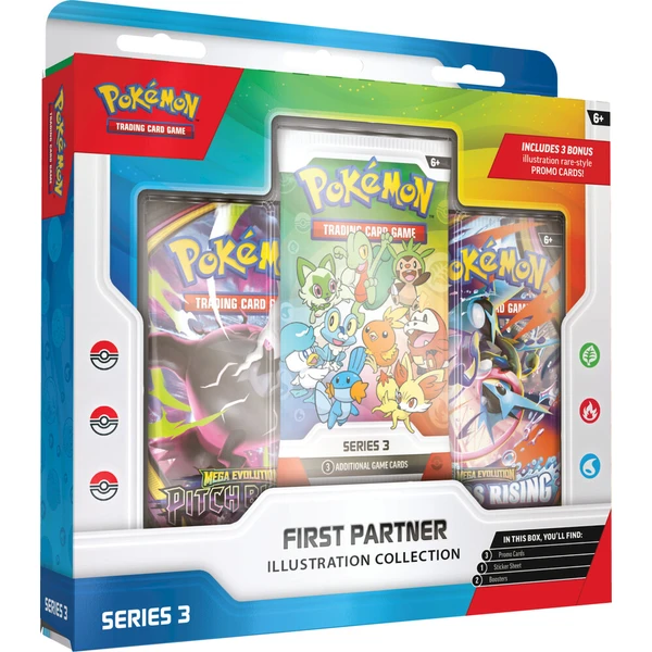 Pokémon TCG: First Partners Illustration Collection - Series 3 - Pokémon karty - Hlavný obrázok