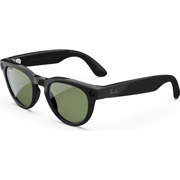 Meta RAY-BAN Headliner Gen2 (Štandardné) inteligentné lesklé okuliare (tmavozelené sklá G15) čierne - AR okuliare - Hlavný obrázok