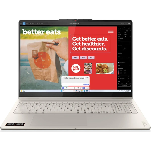 Lenovo Yoga 7 2-in-1 16AKP10 (83JU001WCK) stříbrný - 3 roky záruka Premium Care - Notebooky - Hlavný obrázok