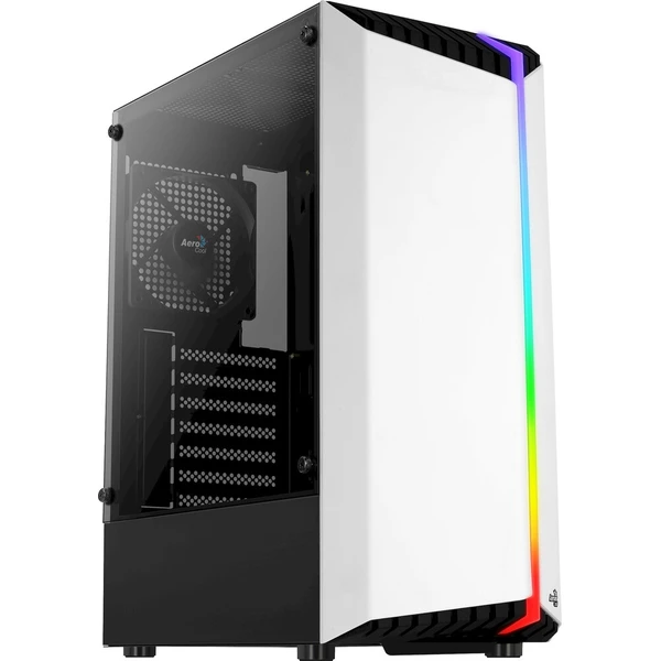 Aerocool Bionic v1 Midi-Tower RGB čierno-biela - Počítačové skrine - Hlavný obrázok