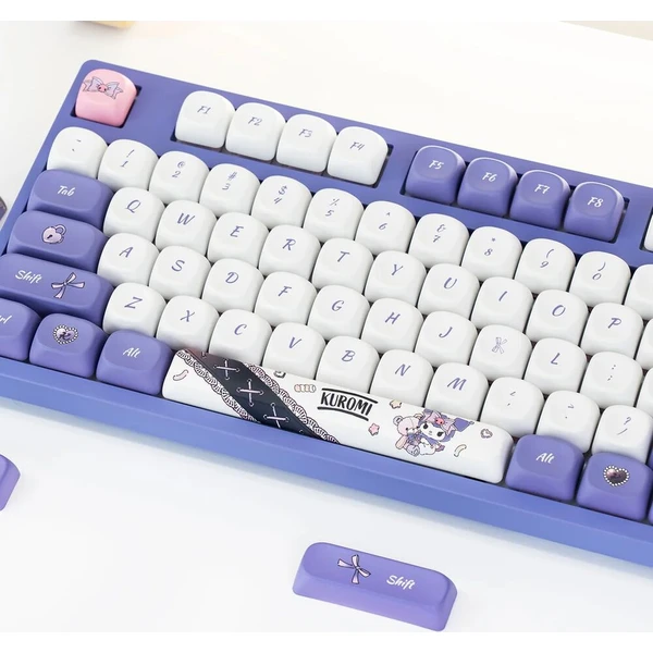 Akko x Kuromi 3108 V3 Akko Frost Pink (US) fialová - Klávesnice - Obrázok d_836a7877676f48379e6d18ff7f1537bf