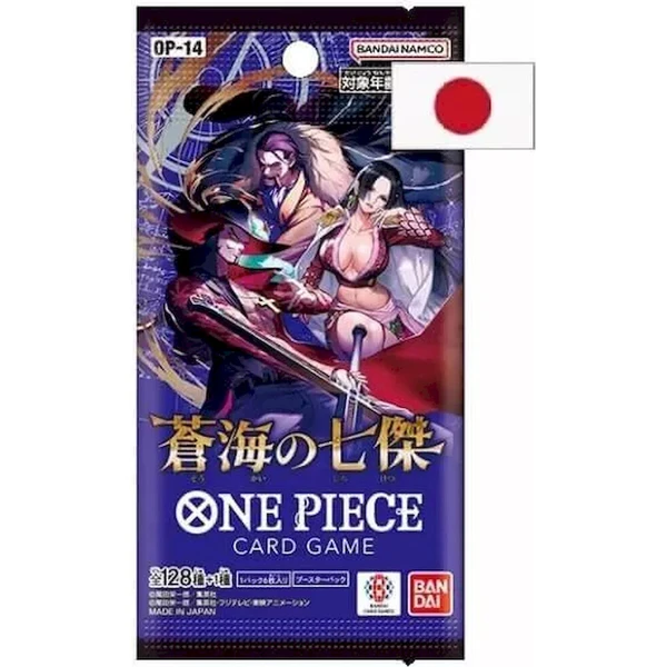 One Piece Card Game: OP-14 The Azure Sea's Seven - Booster Pack (Japan) - One Piece karty - Hlavný obrázok