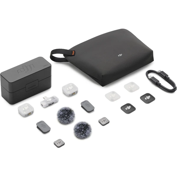 DJI Mic Mini 2 (2 TX + 1 Mobile RX + nabíjacie puzdro) - Mikrofóny - Obrázok d_839cad7e75ea4ba586bb50e0a6490bd6