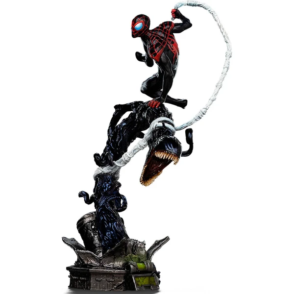 Soška Iron Studios Spider-Man Vs Villains - Miles Morales Diorama Art Scale 1/10 - Sochy a sošky - Obrázok d_843dc6e512c34f49b75877f469e6ee7a