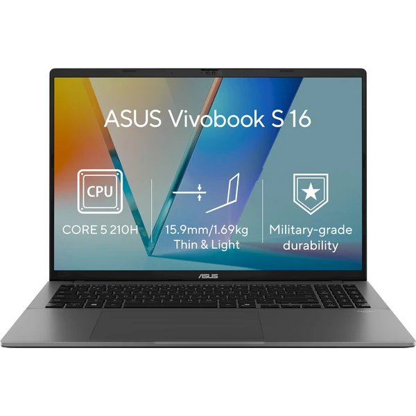 ASUS Vivobook S16 (S3607VA-RP107W) sivý - Notebooky - Hlavný obrázok