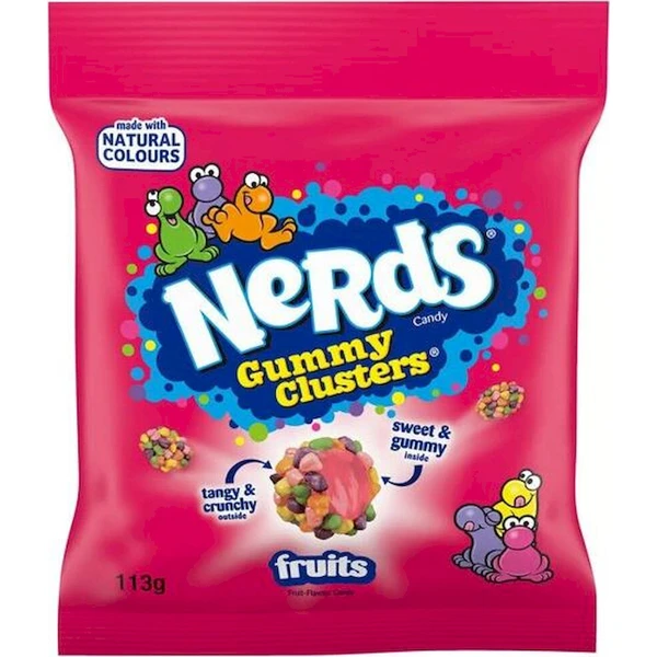 Bonbony Nerds Clusters - Ovocné príchute 113 g - Cukrovinky - Hlavný obrázok