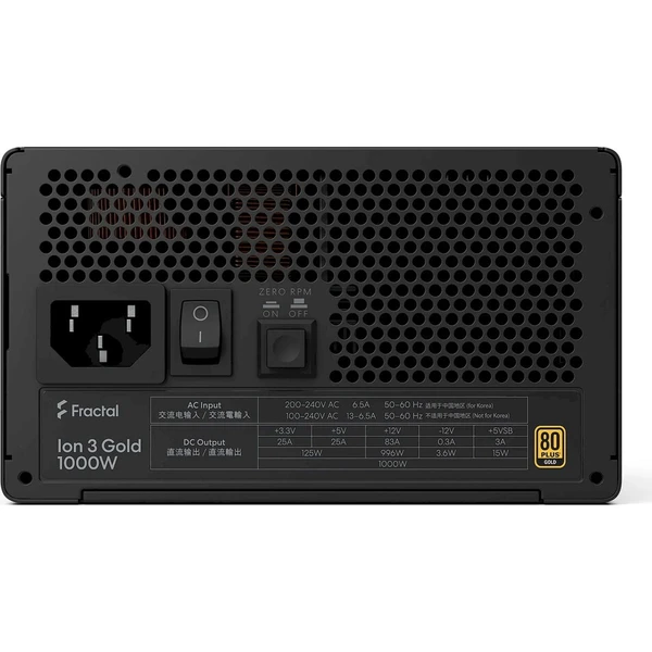 Fractal Design Ion 3 1000W - Zdroje - Obrázok d_8545c37a2b6746378b2b87b1d9654f55