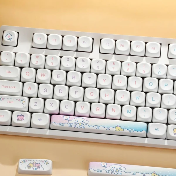 Akko x Cinnamoroll Star 3108 V3 Akko Frost Pink (US) biela - Klávesnice - Obrázok d_854b7970747146d3a473406849e6a577