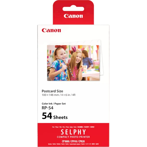 Canon RP-54 Vysokokapacitná sada farebných atramentov a papiera - Fotopapiere - Hlavný obrázok