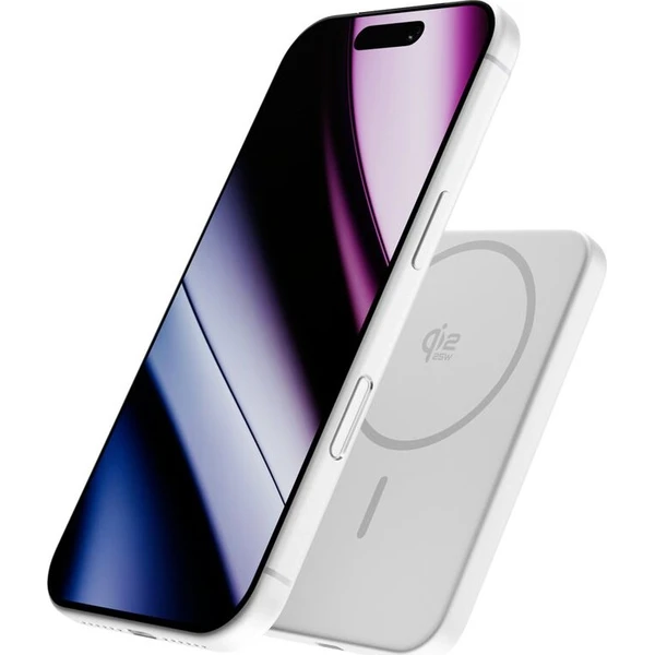 iWant by Epico UltraPack Qi2 25W Slim 5000mAh hliníková Mag+ bezdrôtová powerbanka strieborná - Powerbanky - Obrázok d_855d73227263466b80270616703cc354