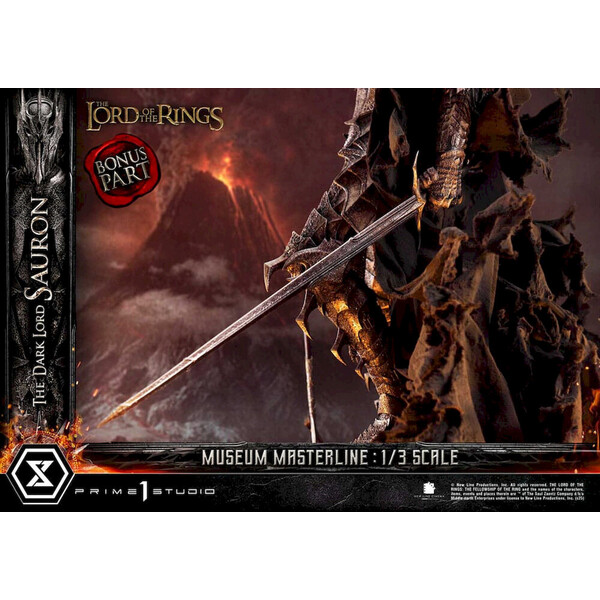 Socha Lord of the Rings Museum Masterline 1/3 The Dark Lord Sauron Bonus Version 117 cm - Sochy a sošky - Obrázok d_857f8bdfb0f84dac8e200d597dd61b6a