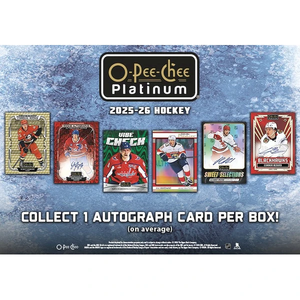 Hokejové karty 2025-26 Upper Deck O-Pee-Chee Platinum Hockey Blaster Box - Hokejové karty - Obrázok d_85b207321c73448bb9beebb1bc077040