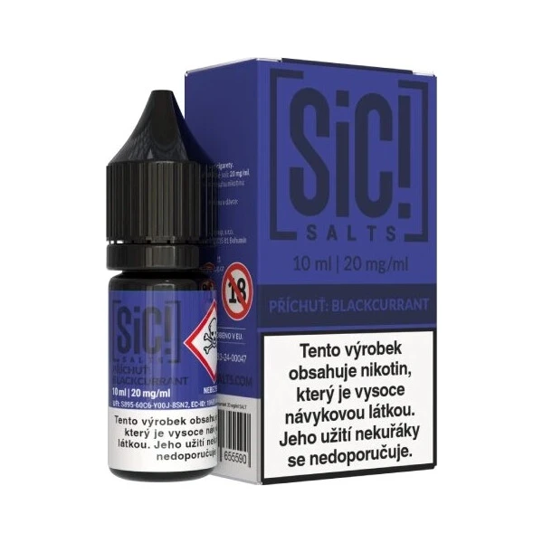 SIC! SALTS Čierna ríbezľa (20mg) - E-liquidy - Hlavný obrázok