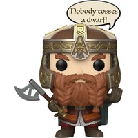 Funko POP! #2028 Movies: Pán prsteňov – Gimli (Nikto nehádže trpaslíka) - Funko POP!