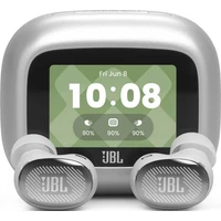 JBL Live Buds 4 bezdrôtové slúchadlá TWS strieborná - Slúchadlá