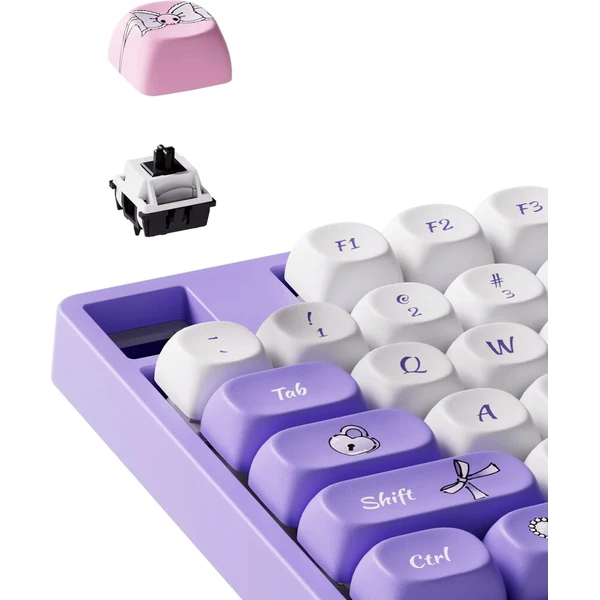 Akko x Kuromi 5108B Plus Akko V3 Pro Piano bezdrôtová herná klávesnica (US) - Klávesnice - Obrázok d_87a4a6a1205d425ea33e1b9fead31ca8