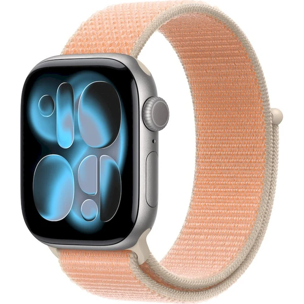 Apple Watch 42/41/40/38mm melónovo oranžový prevlečený športový remienok - Remienky - Hlavný obrázok